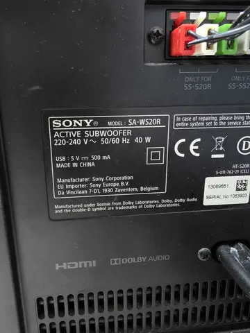 Soundbar Sony HT-S20R