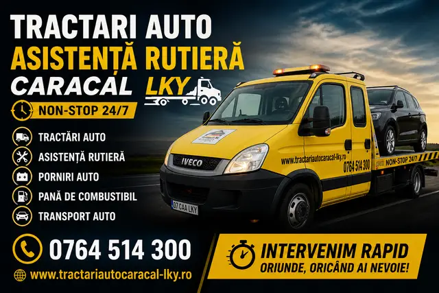 Tractari Auto si Asistenta Rutiera LKY 24/7