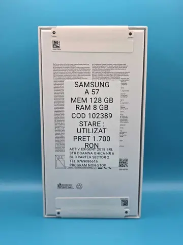 Samsung A57, Sigilat