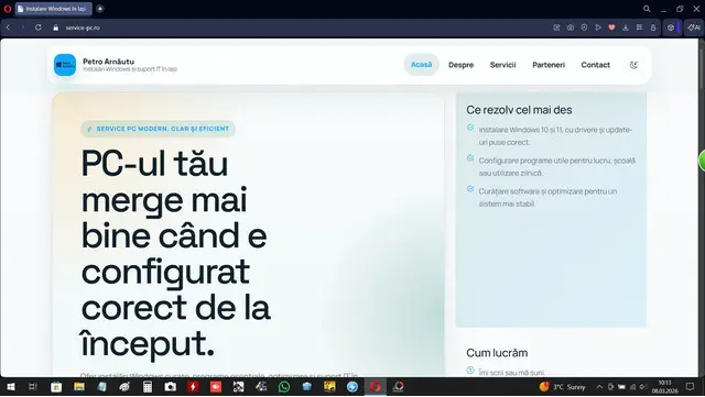 NOU: Site-ul meu profesional pentru servicii IT!*