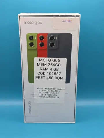 Motorola G06, Full Box