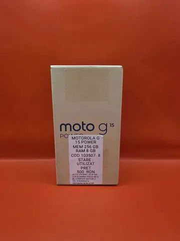 Motorola G15 Power, Sigilat