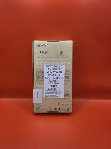 Motorola G15 Power, Sigilat