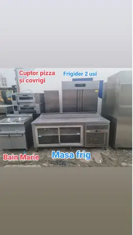 Masa frigorifica inox SH cu 2 usi culisante