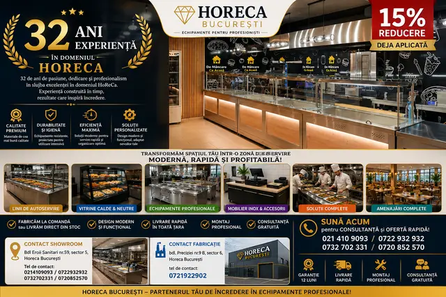 TOP OFERTA HoReCa – Friteuze Electrice Profesionale