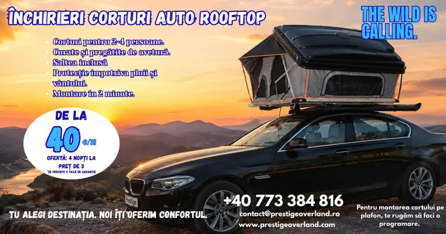 Inchiriez cort auto rooftop Premium