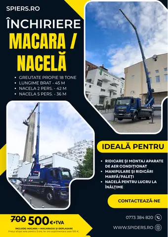 Inchiriere macara / nacela