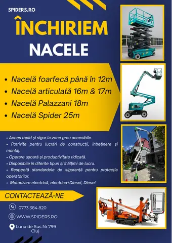 Inchiriere nacele spiders
