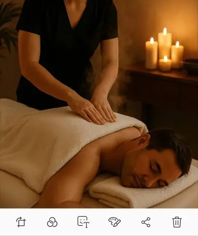Masaj de relaxare cu crema hidratanta ulei