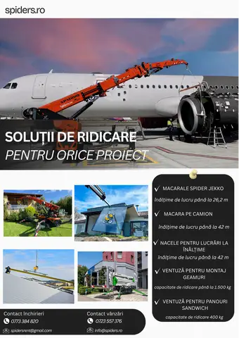 Inchiriem utilaje pentru lucru la inaltime
