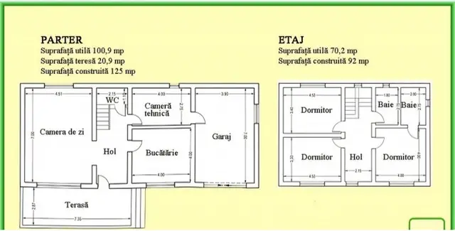 Vila, 3 camere,constructie 2014, Negoiesti, 185.000euro