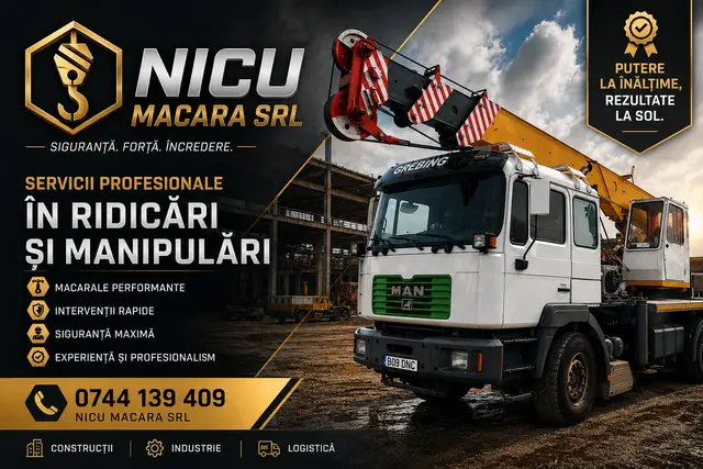 Inchirieri Automacara 18T Bucuresti si Ilfov
