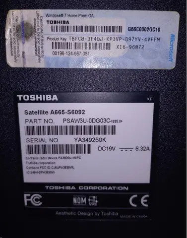 Vand laptop Toshiba Satelite A665 i7 Q740 6 Gb RAM HDD