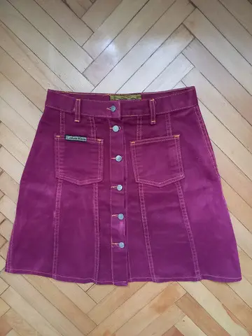 Fusta de blugi grena Calvin Klein jeans easy fit