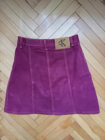 Fusta de blugi grena Calvin Klein jeans easy fit