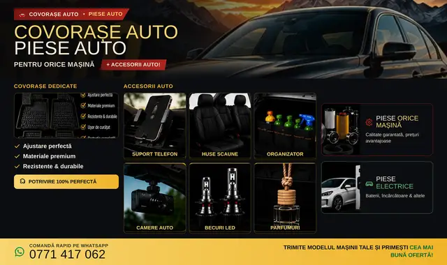 Piese & accesorii auto pentru orice marca si model
