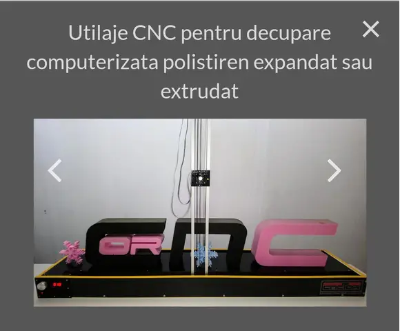 Utilaj  Cnc pentru decupare polistiren