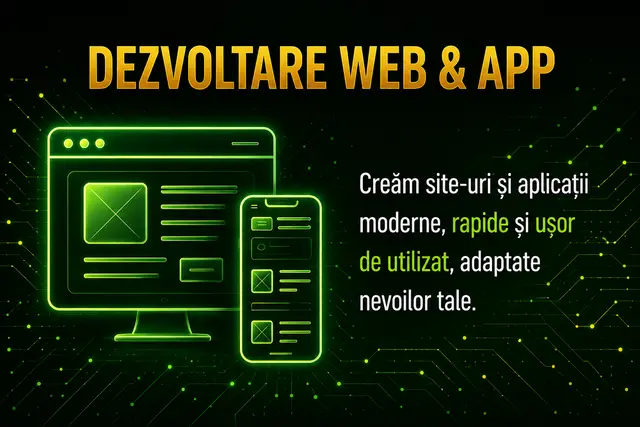 Dezvoltare Software, Aplicatii Web, SEO Marketing