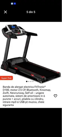 Banda de Alergat utilizata foarte putin