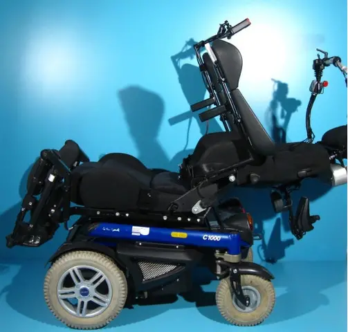 Carucior electric actionat cu gura Otto Bock C1000