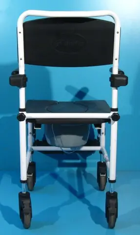 Scaun cu WC si rotile din aluminiu  Mobilex