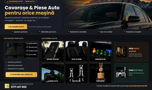 Cauti piese sau accesorii pentru masina ta?