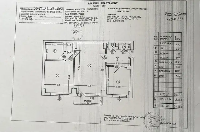 apartament 2 camere semidecomandat drumul taberei auchan