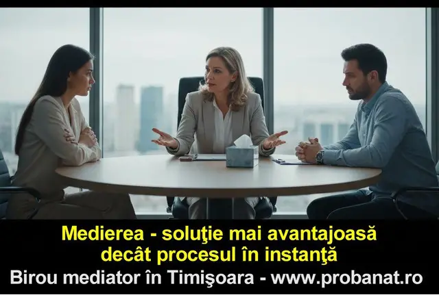 Birou de Mediator Matei Bitea: online sau la birou...