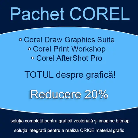 Pachet de cursuri COREL